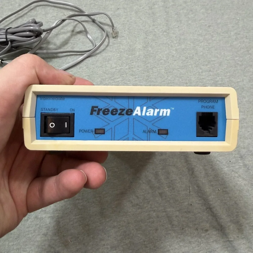 Control Products Freeze Alarm FA-I-CCA with Sensor and AC Adapter